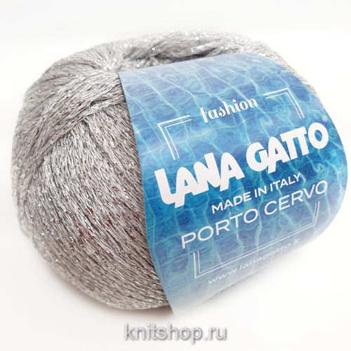 Lana Gatto Porto Cervo (9229 серебро) 80% вискоза, 20% люрекс 50г/190м