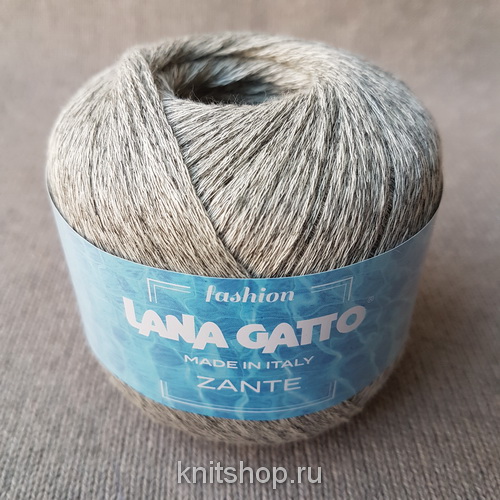 Lana Gatto Zante (8633 серый) 78% хлопок, 22% полиэстер 50 г/265 м