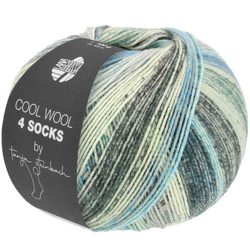 Lana Grossa Meilenweit Cool Wool 4 Socks print (7751) 75% меринос, 25% полиамид 100г/420м