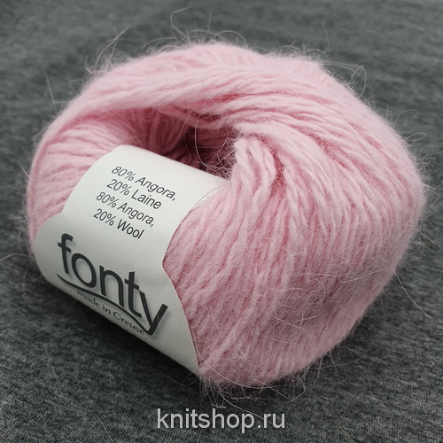Fonty Coeur Dangora (203 розовый) 80% ангора, 20% меринос 25 г/108 м 