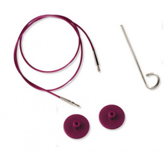 Леска 35см фиолетовая Knit Pro
