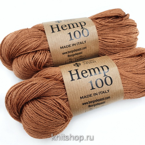 Borgo de'Pazzi Hemp 100 (74 охра) 100% конопля 50г/250м