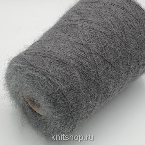 Пушистая Angora 80 (1010 серый маренго) 80% ангора, 20% па 2/13 650м/100гр