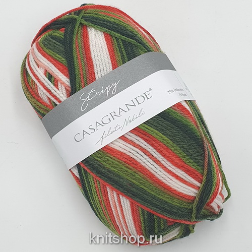 Casagrande Stripy (30.601) 75% меринос экстрафайн, 25% па 50г/210м