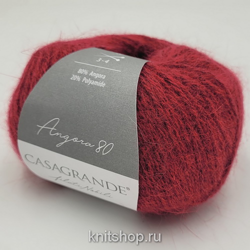 Casagrande Angora 80 (09.008 клубника) 80% ангора, 20% па 25г/112м