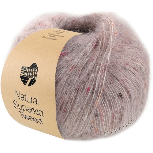 Lana Grossa Natural Superkid Tweed (622) 60% суперкид мохер, 30% шелк, 7% хлопок, 3% пл 25г/200м