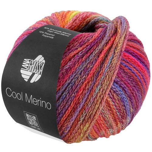 Lana Grossa Cool Merino Color (315) 90% меринос, 10% па 50г/150м