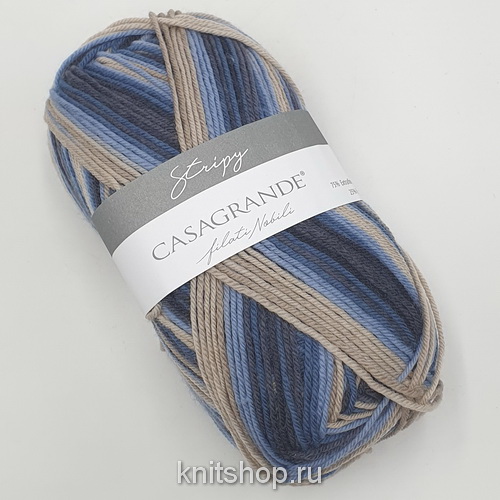 Casagrande Stripy (30.602) 75% меринос экстрафайн, 25% па 50г/210м