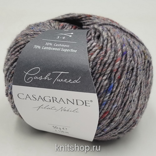 Casagrande Cash Tweed (10.014) 70% шерсть ягненка, 30% кашемир 50г/150м