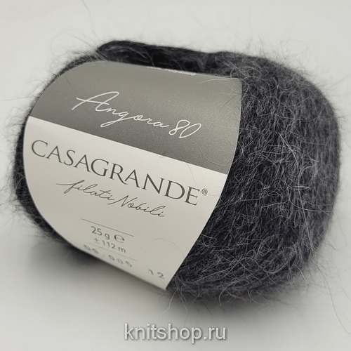 Casagrande Angora 80 (09.005 графит меланж) 80% ангора, 20% па 25г/112м