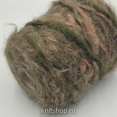 Cofil Mohair (сорбетовый хаки) кидмохер, меринос, па 150м/100гр 