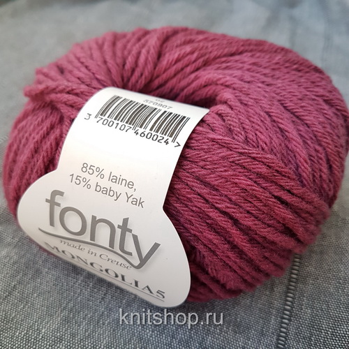 Fonty Mongolia 5 (02) 85% меринос, 15% як 50 г/90 м 