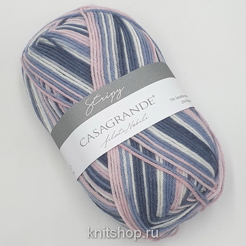 Casagrande Stripy (30.605) 75% меринос экстрафайн, 25% па 50г/210м