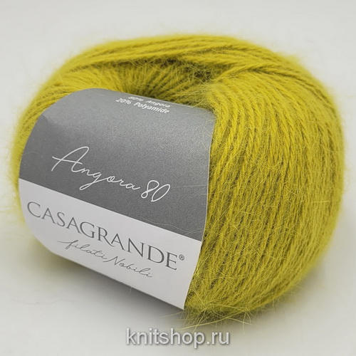 Casagrande Angora 80 (09.022 лайм) 80% ангора, 20% па 25г/112м