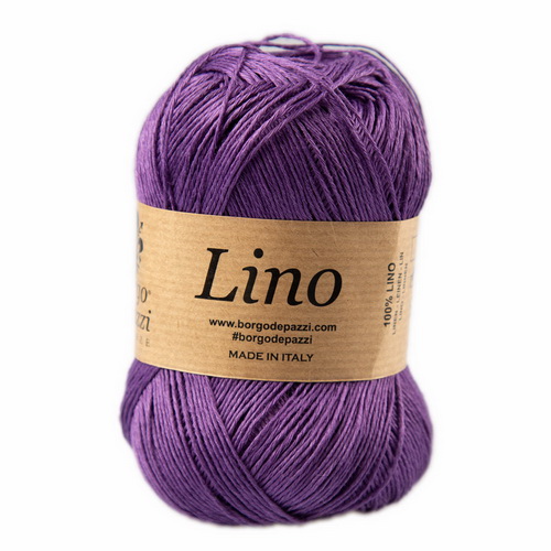 Borgo de'Pazzi Lino (94 фиолетовый) 100% лён 50гр/165м