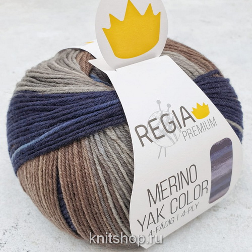 Schachenmayr Regia Merino Yak Color (08508) 58% меринос, 14% як, 28% полиамид 100г/400м