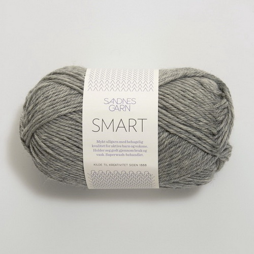 Sandnes Garn Smart (1042) 100% шерсть superwash 50 г/100 м