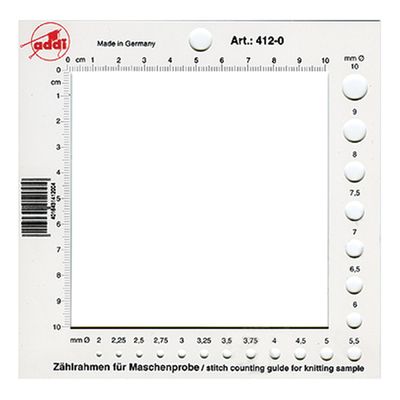 Счетная рамка для спиц, белая AddiSquare