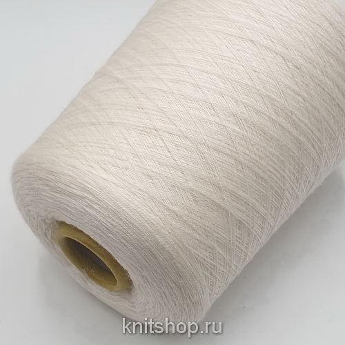 Botto Poala/Fullonica Elite (Bianco белый) 70% меринос, 30% шелк 2/58 2900м/100гр