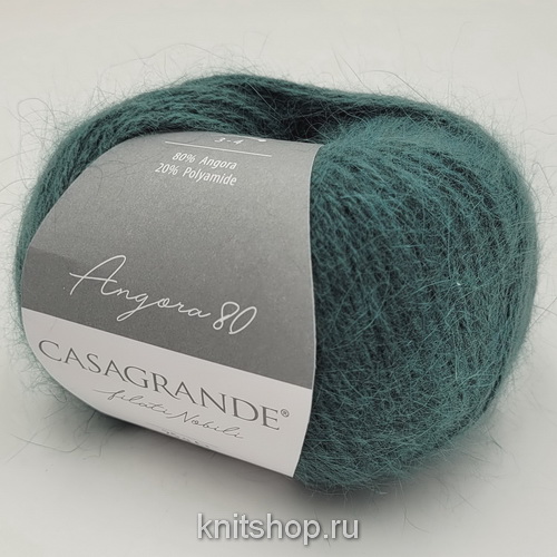 Casagrande Angora 80 (09.007 хвойный) 80% ангора, 20% па 25г/112м