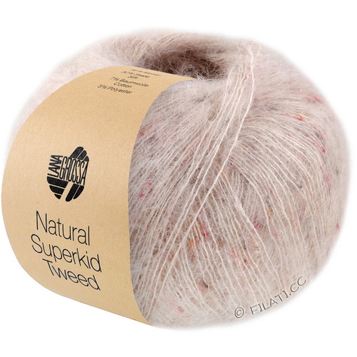 Lana Grossa Natural Superkid Tweed (613) 60% суперкид мохер, 30% шелк, 7% хлопок, 3% пл 25г/200м