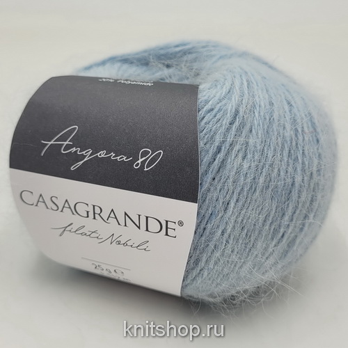 Casagrande Angora 80 (09.011 голубой лёд) 80% ангора, 20% па 25г/112м