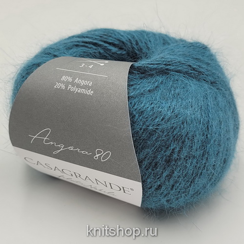 Casagrande Angora 80 (09.004 морская волна) 80% ангора, 20% па 25г/112м