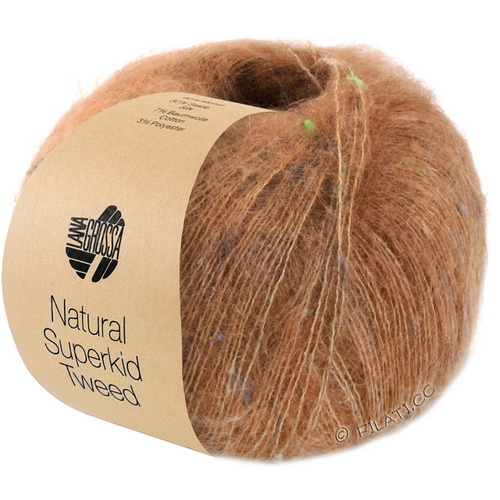 Lana Grossa Natural Superkid Tweed (620) 60% суперкид мохер, 30% шелк, 7% хлопок, 3% пл 25г/200м