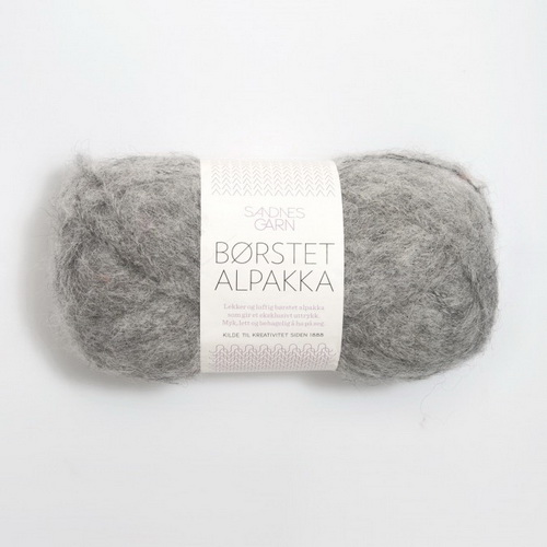 Sandnes Garn Borstet Alpakka (1042) 96% brushed альпака, 4% нейлон 50 г/110 м