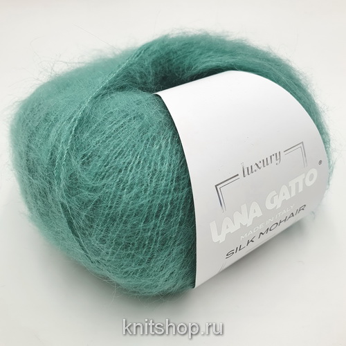 Lana Gatto Silk Mohair (9375 нефрит) 75% мохер, 25% шелк 25 г/212 м