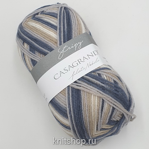 Casagrande Stripy (30.609) 75% меринос экстрафайн, 25% па 50г/210м