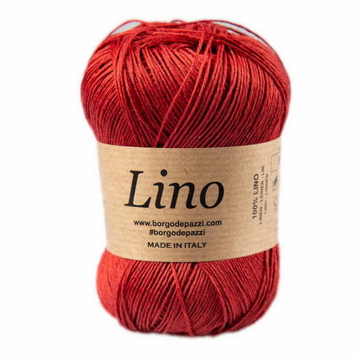 Borgo de'Pazzi Lino (92 пыльно-красный) 100% лён 50гр/165м