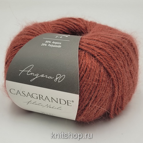 Casagrande Angora 80 (09.023 пыльный коралл) 80% ангора, 20% па 25г/112м