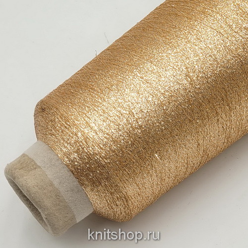 Kyototex Metallic Yarn (855 персик) 80% вискоза, 20% люрекс 3500м/100гр