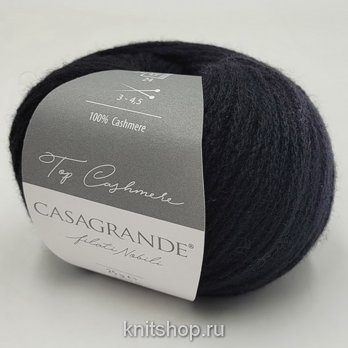 Casagrande Top Cashmere (19.012 черный) 100% кашемир 25г/112м