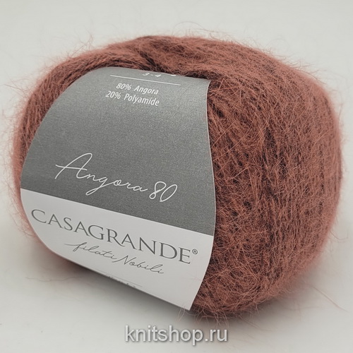 Casagrande Angora 80 (09.013 сорбет меланж) 80% ангора, 20% па 25г/112м