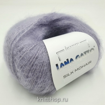 Lana Gatto Silk Mohair (9374 сирень) 75% мохер, 25% шелк 25 г/212 м