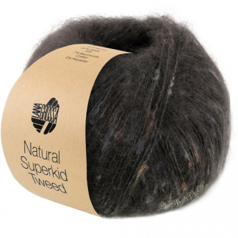 Lana Grossa Natural Superkid Tweed (624) 60% суперкид мохер, 30% шелк, 7% хлопок, 3% пл 25г/200м