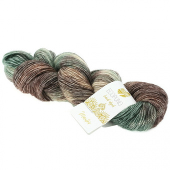 Lana Grossa Ecopuno Hand Dyed (505) 72% хлопок,17% меринос,11% альпака бэби 50 г/215 м