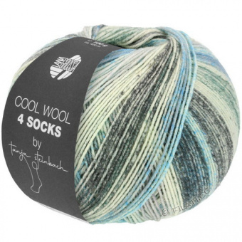 Lana Grossa Meilenweit Cool Wool 4 Socks print (7751) 75% меринос, 25% полиамид 100г/420м