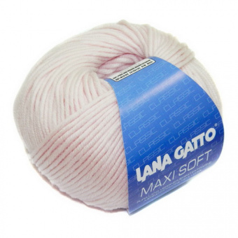 Lana Gatto Maxi Soft (13210) 100% меринос экстрафайн 50гр 90м
