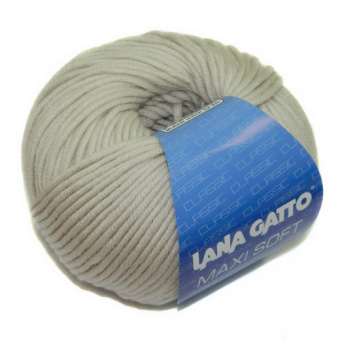 Lana Gatto Maxi Soft (13701) 100% меринос экстрафайн 50гр 90м