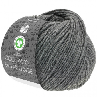 Lana Grossa Cool Wool Big Melange (222) 100% меринос экстрафайн 50 г/120 м