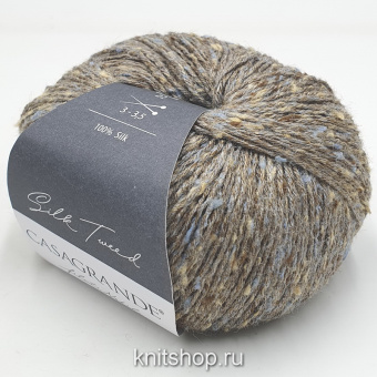 Casagrande Silk Tweed (28.003 латте) 100% шёлк тусса 50г/185м