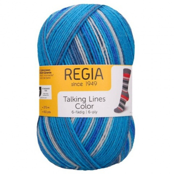 Regia Talking Lines Color 6-Ply (5101) 75% меринос, 25% полиамид 150г/375м