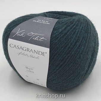 Casagrande Yak Tibet (25.013 изумруд) 70% бэби як, 30% меринос суперфайн 50г/270м