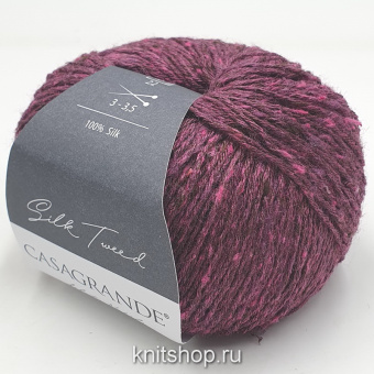 Casagrande Silk Tweed (28.008 слива) 100% шёлк тусса 50г/185м