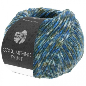 Lana Grossa Cool Merino Print (104) 90% меринос, 10% па 50г/150м