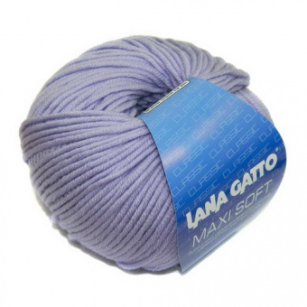 Lana Gatto Maxi Soft (10180) 100% меринос экстрафайн 50гр 90м