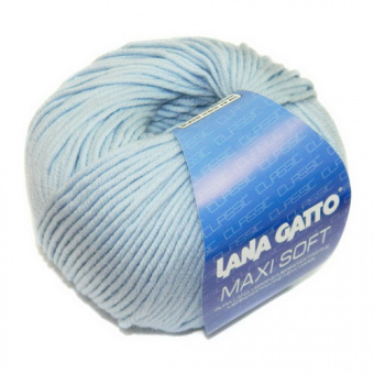 Lana Gatto Maxi Soft (12260) 100% меринос экстрафайн 50гр 90м